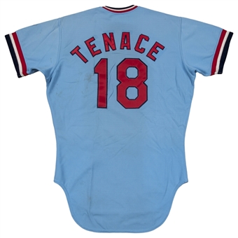 1981 Gene Tenace Game Used St. Louis Cardinals Road Jersey
